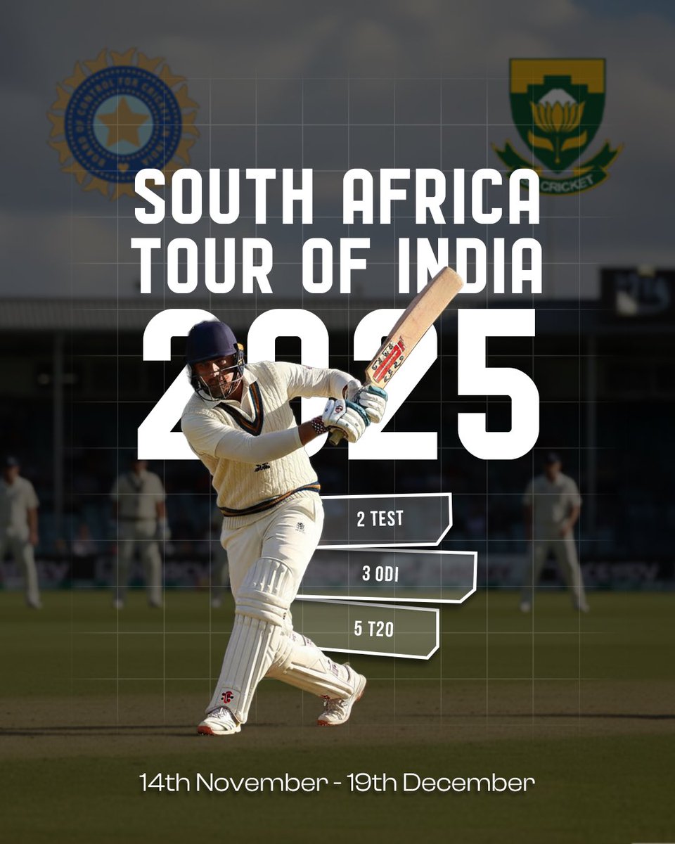 QuidichTech's tweet image. Team Quidich powers the #SouthAfricaTourOfIndia2025 (Nov 14–Dec 19) 2 Tests, 3 ODIs &amp;amp; 5 T20s.

Tech in action: BuggyQam, QT, HyperView and StiQy bringing every moment to life! ⚡

#Cricket #SportsTech #Quidich
