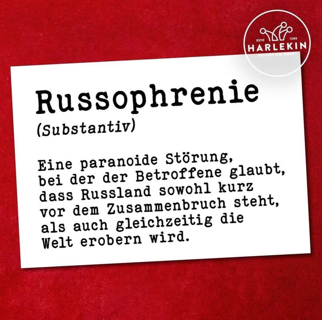 <a href="/Alex__Steffen/">Alexander Steffen</a> Von welchen nachgewiesenen Cyberattacken reden Sie? Mir sind keine bekannt. 

Ansonsten nur die übliche Russophrenie. 🥱