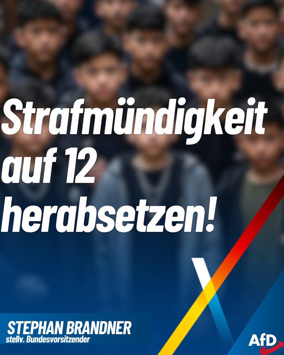 "Wer Verbrechen begeht, muss bereits ab zwölf Jahre strafrechtliche Konsequenzen spüren."
👉brandner-im-bundestag.de/berlin/stephan…