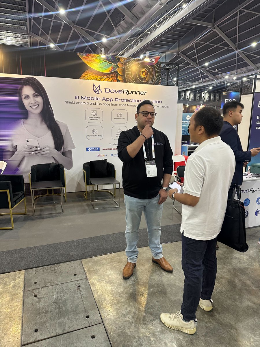 doverunner_inc's tweet image. Day 1 at Singapore FinTech Festival – Wrapped Up! ✅
#SingaporeFinTechFestival #SFF2025 #MobileAppSecurity #FintechInnovation #RASP #Cybersecurity #AppProtection
