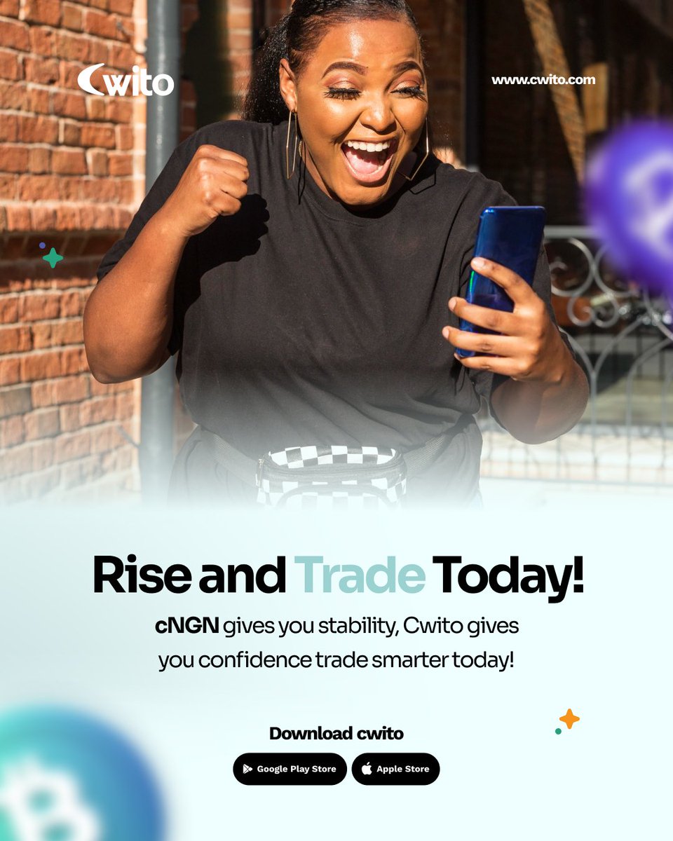 UseCwito's tweet image. Your next win is just one trade away 💪
With cNGN on Cwito, stability meets confidence , trade smarter, rise higher! 🚀

#Cwito #cNGN
 #CryptoMadeEasy #TradeSmart