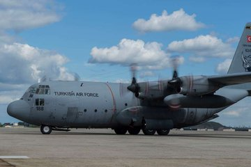 #SouthCaucasus #Turkey #PlaneCrash C-130 cut in pieces in the sky, fell to its demise returning from a parade in Azerbaijan A Turkish Air Force C-130 military transport aircraft crashed in Georgia on November 11, 2025, after reportedly breaking apart mid-air and falling in pieces. The plane had departed from Ganja, Azerbaijan, and was en route to Turkey with 20 military personnel on board, all of whom were killed in the incident. [1, 2, 3] The aircraft, a Lockheed C-130E Hercules, went down in the Sighnaghi municipality of Georgia, near the border with Azerbaijan. Eyewitness footage circulating online appears to show the plane spiraling as it fell with smoke gushing out, and separate pieces 
