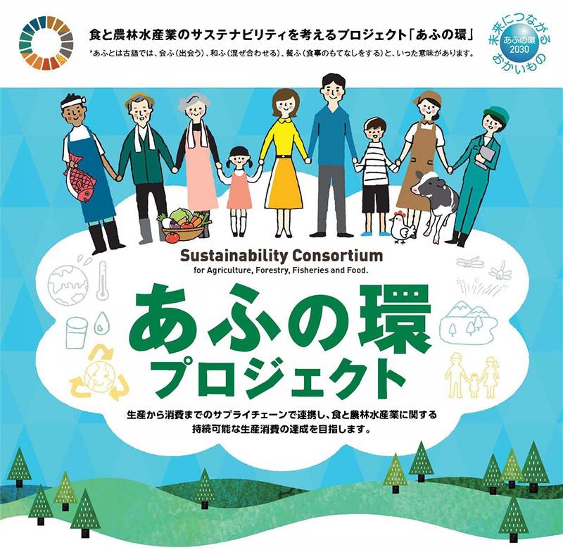 【 ＃出展者PR 】あふの環プロジェクト　～持続可能な食・農林水産業に向けた生産消費～
みどりの食料システム戦略ゾーン

環境負荷低減した農産物を取り扱うあふの環プロジェクトメンバーが出展！環境負荷低減の取組に一歩踏み出してみませんか？ご相談をお待ちしています！