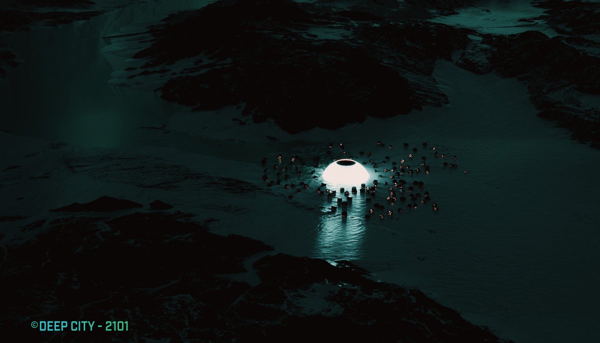 deepcityproject's tweet photo. Dr. Noam Ørbital presents a new hypothesis about the luminous halo surrounding the entrance to Deep City. 

#b3d #Blender3d #SciFi #PostApocalyptic #Dystopian #Future #DeepCity #UndergroundCity #RobotWorld #PostHuman #Cyberpunk #CG #IndieGame #GameDev https://t.co/kBXmaJT6Zi
