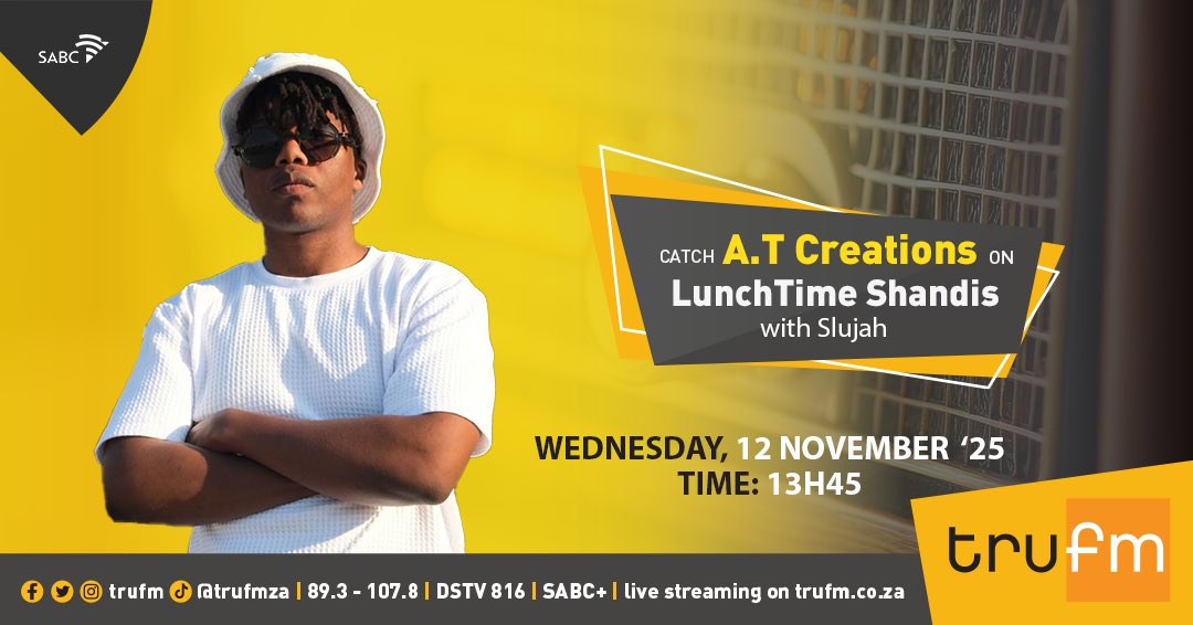 trufm's tweet image. #Representer

🔥 We’re repping the sounds straight out of Dimbaza. A.T Creations is in the spotlight with a brand-new banger “Makasana”

#LunchTimeshandis