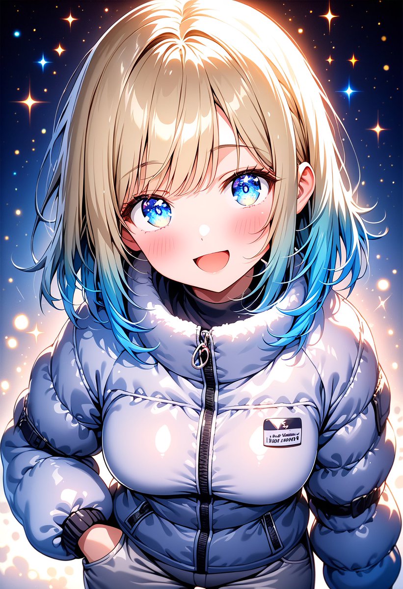 皆さん、お疲れ様です♪
今日はかなりら遅くなりそうなので、リプライなど👍のみで後ほど返させて頂きますね〜
無駄にキラキラしてるエレナさんを置いてきます(またこの流れ)
取り敢えず元気にはなれそうな一枚です(о´∀`о)

#AIイラスト 
#DaysAI