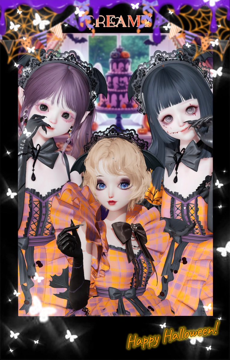 HappyHalloween!(大遅刻
かわいいお二人の真ん中失礼しました(´`*)

#eat_CREAMY