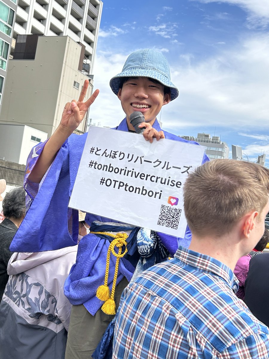 乗船中全方位にめちゃくちゃ手を振ってまわるという平和のためのクルーズw
作業中のおっちゃんがアトラクションの人形か！ってくらい何人も手を振ってくれて最高やった
ともや船長、ありがとーー！！！
#とんぼりリバークルーズ
#tonboririvercruise
#OTPtonbori