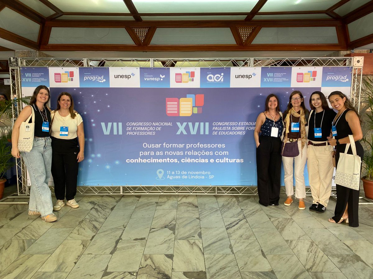 NIASE no VII Congresso Nacional de Formação de Professores em Águas de Lindóia.