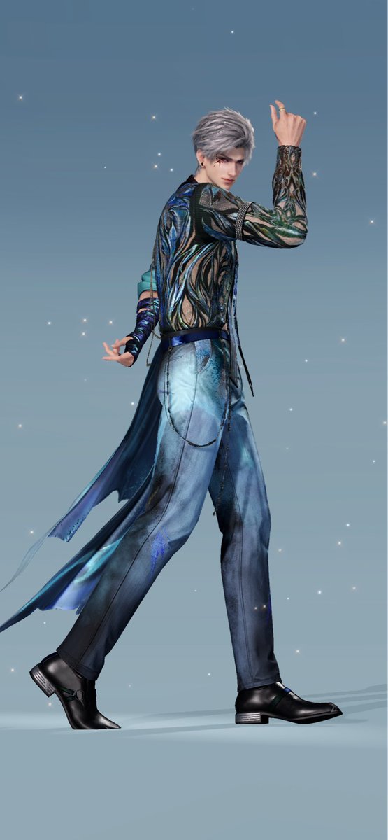 恋と深空 鼓動が沸くまで
シン専用の幻色衣装「幻夜の情熱」をネイルデザインに落とし込みました🕺🏻
親指と薬指は刺繍部分がカラスの羽根のような不思議な色になっているのとベースが透け透けなのがポイント🐦‍⬛🖤

#恋と深空
#極夜の約束ライト創作
#LoveandDeepspace