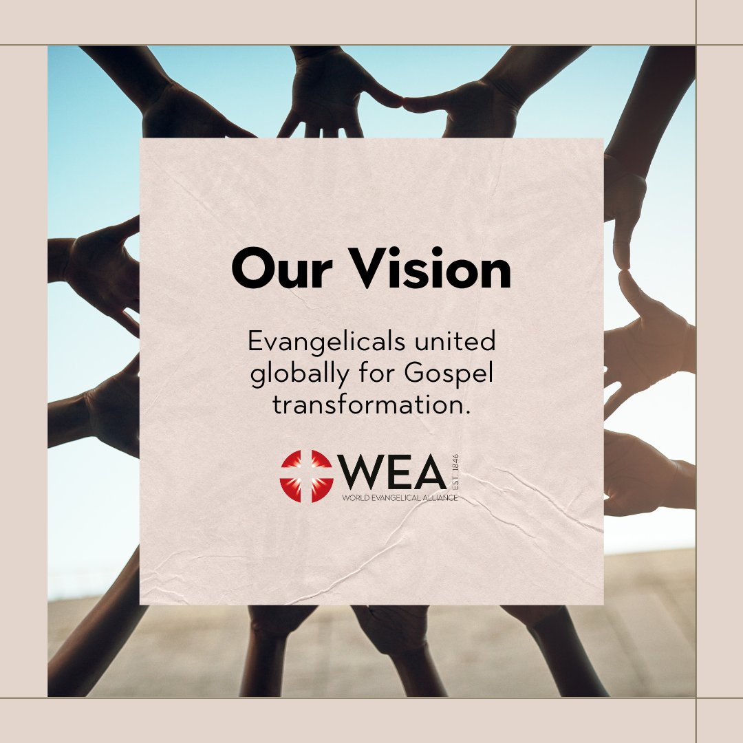 WEAnews's tweet image. WEA empowers local churches through national alliances, supporting grassroots leaders and fostering unity in the body of Christ. Our vision: evangelicals united globally for Gospel transformation. Join the movement! worldea.org/who-we-are/
#WEA #ChurchUnity #GlobalGospel
