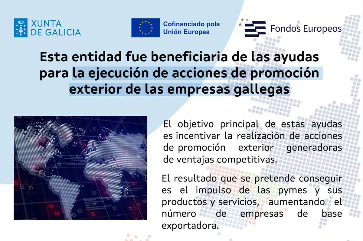 <a href="/Ibercisa/">Ibercisa Deck Machinery</a>  Deck Machinery foi beneficiaria das axudas para a execución de accións de promoción exterior das empresas galegas.
