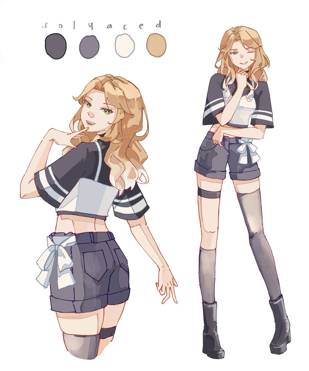sketch sheet for mem &lt;3 (and outfit by yours truly &gt;__&lt;)