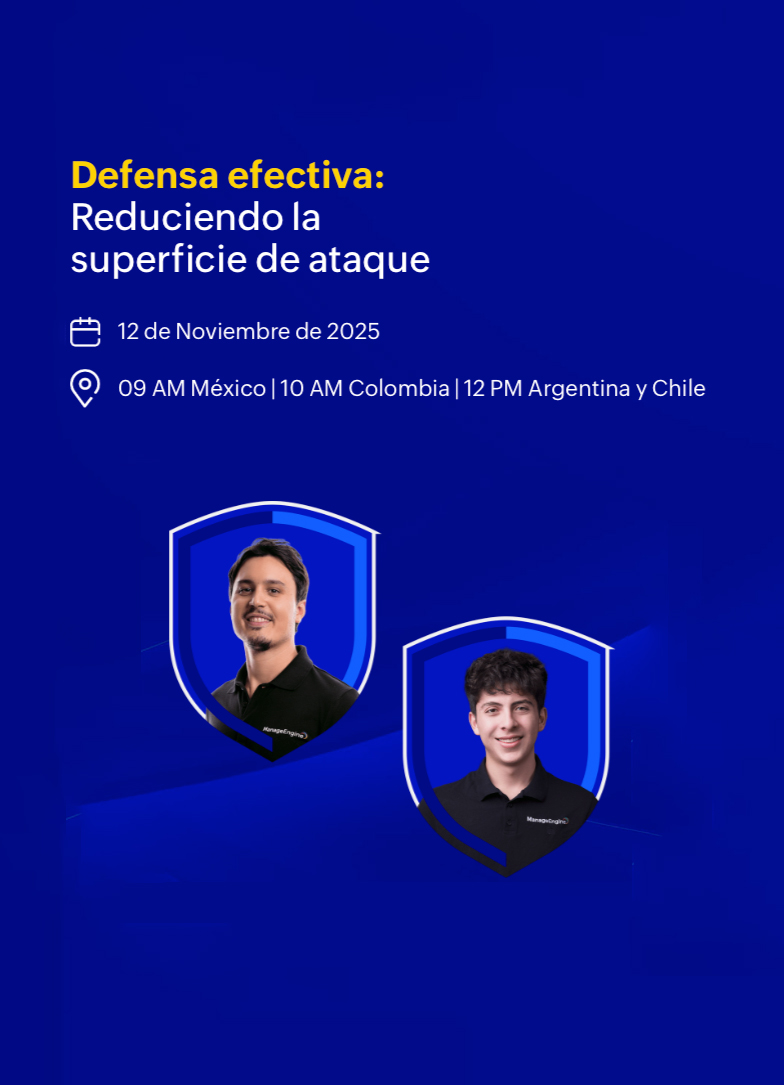 Tecnologia21com's tweet image. ✅ Regístrate gratis a este webinar sobre ciberseguridad:
➡️ t21.pe/webinar

Aprende a construir una defensa efectiva con expertos de ManageEngine.

#Publicidad #ManageEngine #Webinar #Ciberseguridad #Empresas #Tecnología #Negocios #Comunicaciones #T21 @ManageEngineLA