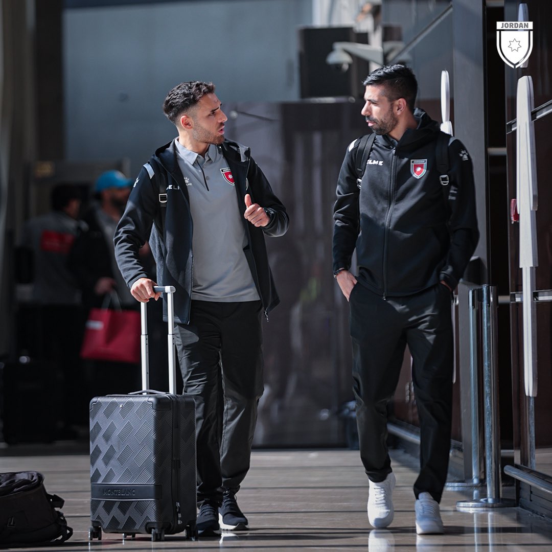 لاعبو المنتخب الأردني. (إكس) 