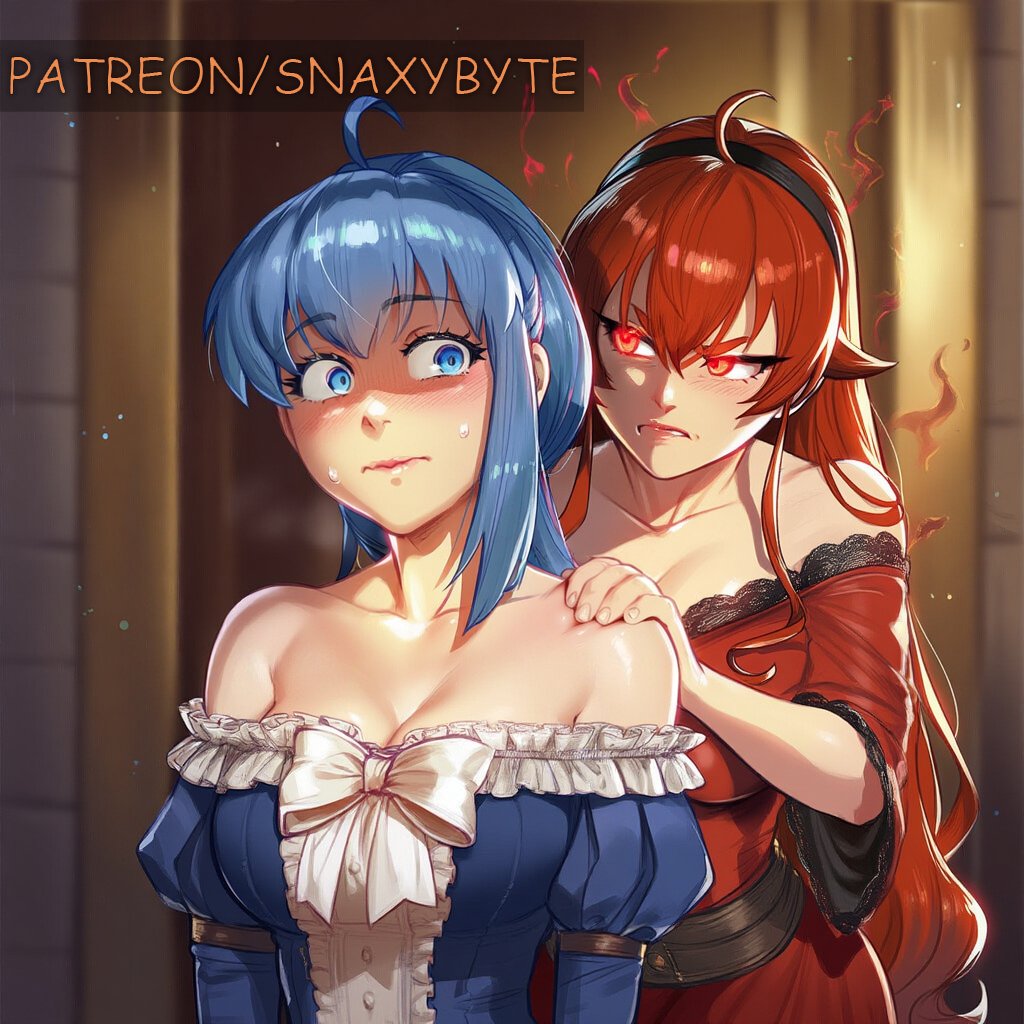 My rendition of Eris sensing Nina's killing intent towards a certain someone....

#MushokuTensei