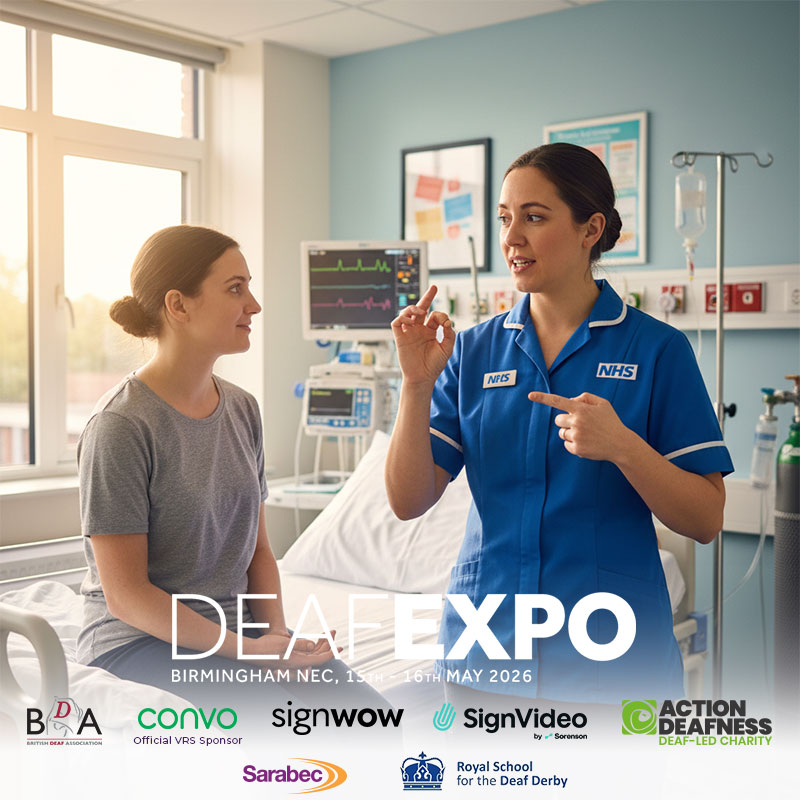 deafexpouk's tweet image. Real inclusion means going beyond compliance.

At DeafEXPO, we're creating a space where government, business, and the Deaf community can have these conversations. Where we challenge the status quo and demand better.

Join us 15th-16th May at Birmingham NEC. 
#DeafEXPO2026
