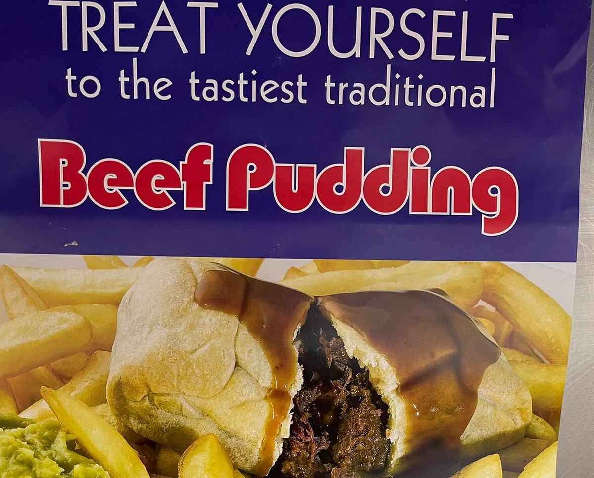 We have a limited supply of a new Beef Steamed Pudding 
( a propper“RAG” Pudding ) 
Available now <a href="/JSeasChippy/">J Seas Chorley Lancs</a>