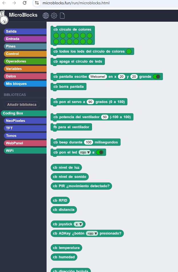Innovadidactic's tweet image. ¿Conoces la CODINGBOX_2.0 de @KeyestudioRobot?

1. 📚Mira detalles y manual del producto en @ardutaller 
ardutaller.com.es/kits/coding-bo…
2. 🧩Explora los bloques disponibles en @microblocksfun 
3. 🛒Si te gusta, mira la oferta de @Innovadidactic : 71€ + IVA