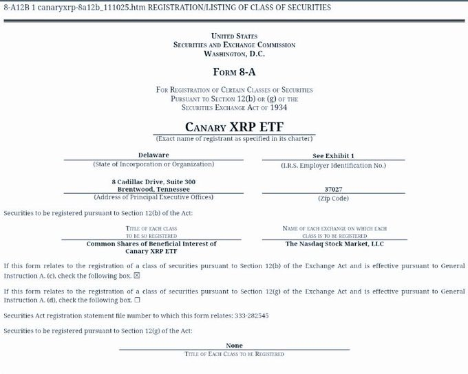 Steph_iscrypto's tweet photo. 💥BREAKING:

🇺🇸 THE SEC HAS OFFICIALLY APPROVED THE FIRST-EVER SPOT $XRP ETF IN THE UNITED STATES!

XRP TO $5 SEEMS FAIR! 🚀 https://t.co/dj5y74H5lU
