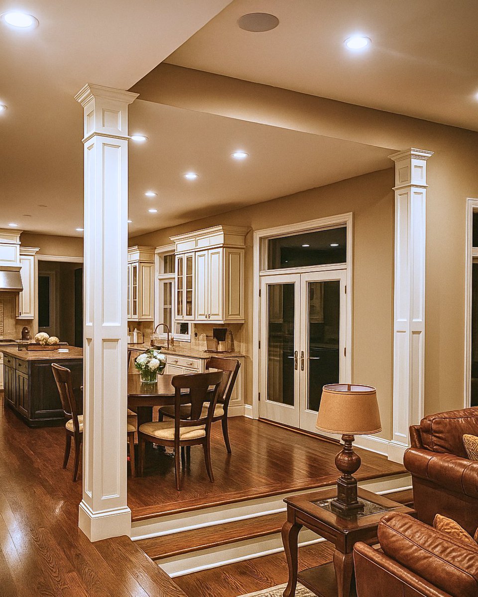 Elite_Trimworks's tweet photo. Our Square Recessed Paneled Columns bring architectural balance and sophistication to any space. Each column kit arrives unassembled for flexible installation or wrapping an existing post.
#SquareColumns #ArchitecturalDetails #InteriorDesignInspo #HomeImprovement #ColumnDesign https://t.co/lwWeHMBZSj