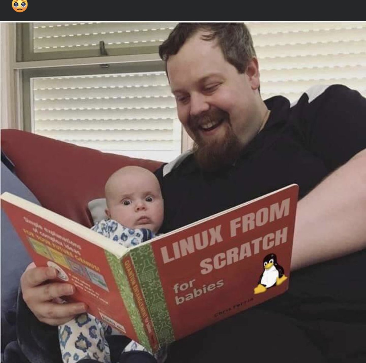 Maxerom's tweet image. Started on nursery rhymes, now we’re here: ‘Linux From Scratch for Babies’ bedtime readings. First words = &apos;sudo&apos;. 🐧🤣 

#LinuxForLife
#linux #memes #techhumor #Parenting #programming #sudo #babygeek #funny #WONDERING #더블유 #sstvi