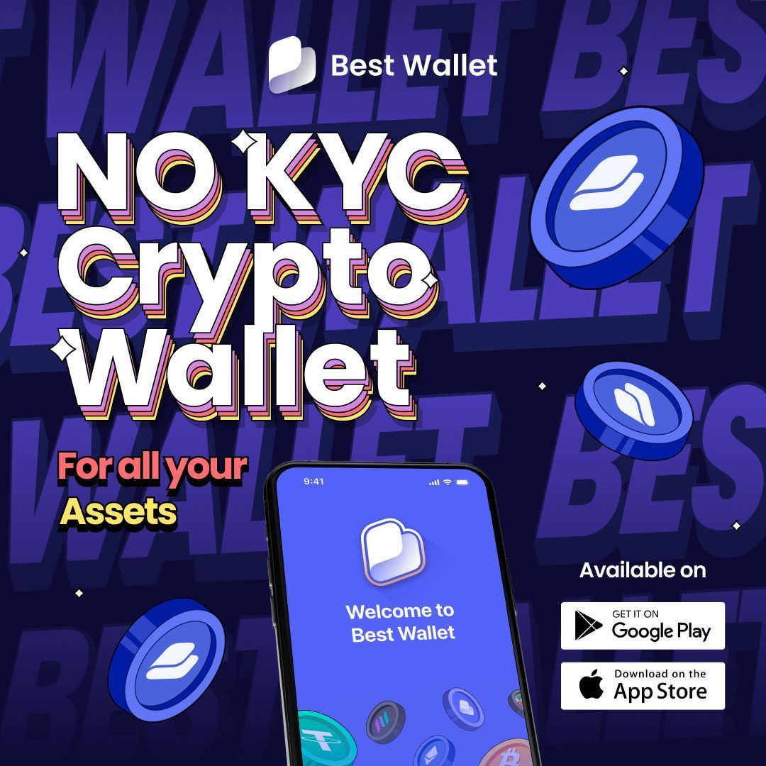 No KYC. No barriers. No waiting. ⚡ Set up your Best Wallet in minutes and  start exploring new projects before the crowd. Your wallet, your keys, your  crypto. 💪 📲 Download Best