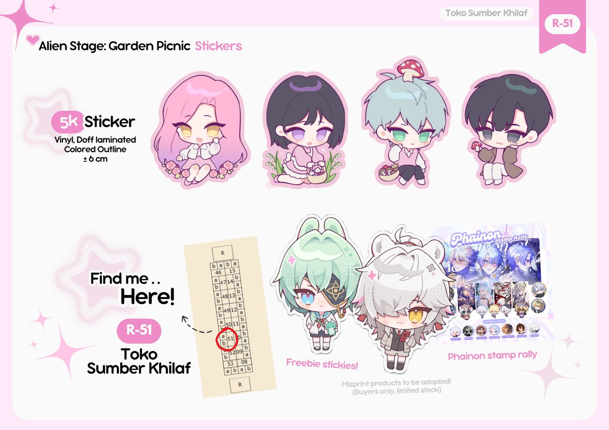 nobbuDECO's tweet image. [🔁+❤️ appreciated!]
Nobbu's #CF21 catalogue &amp;amp; 2nd Giveaway is here! 

🌸15-16 Nov '25 (both days)
🌸R-51 Toko Sumber Khilaf
🌸Honkai Star Rail &amp;amp; Alien Stage

GA rules on thread! ⬇️

#comifuro21 #cf21catalogue #comifuro21catalogue