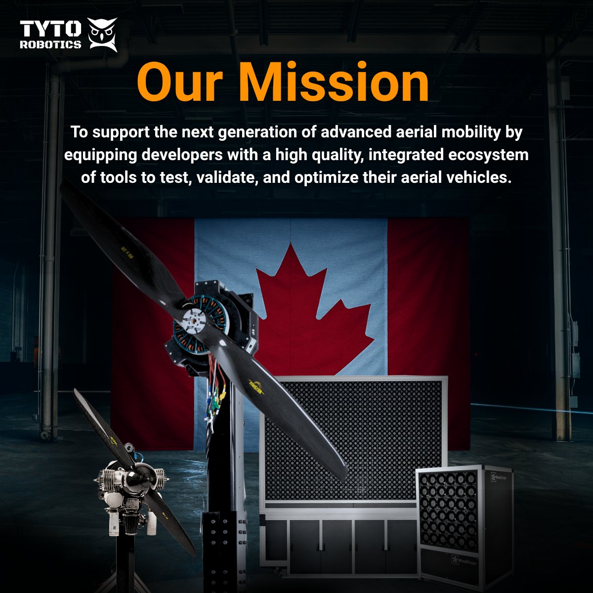 tyto_robotics's tweet image. 🌎Announcing our updated mission! To support the next generation of advanced aerial mobility by equipping developers with a high quality, integrated ecosystem of tools to test, validate, and optimize their aerial vehicles. #Aviation #DroneTechnology