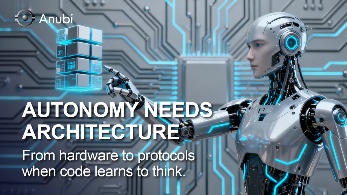 Anubi_sab's tweet image. The Agent Stack
Autonomy demands architecture —trusted hardware, cognitive frameworks, coordination protocols.

When code learns to reason, software becomes a species.
#AIInfra #AgenticWeb