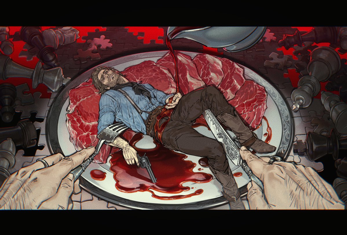 #RedDeadRedemption2 #ArthurMorgan 
“达奇，我为你付出了一切……”😢