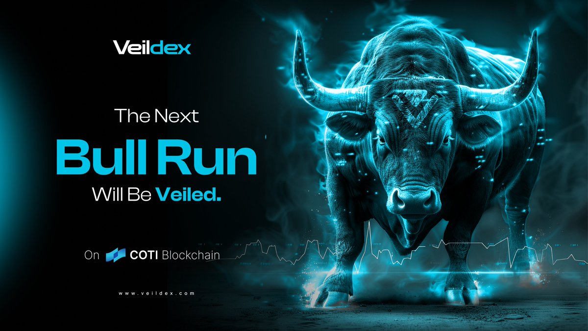 Veil_Dex's tweet image. The next bull run?
It won’t be public. It’ll be Veiled.

True decentralization means no tracking, no noise — just power and privacy.

Built on the COTI Blockchain.

#VeilDex #COTI #BullMarket