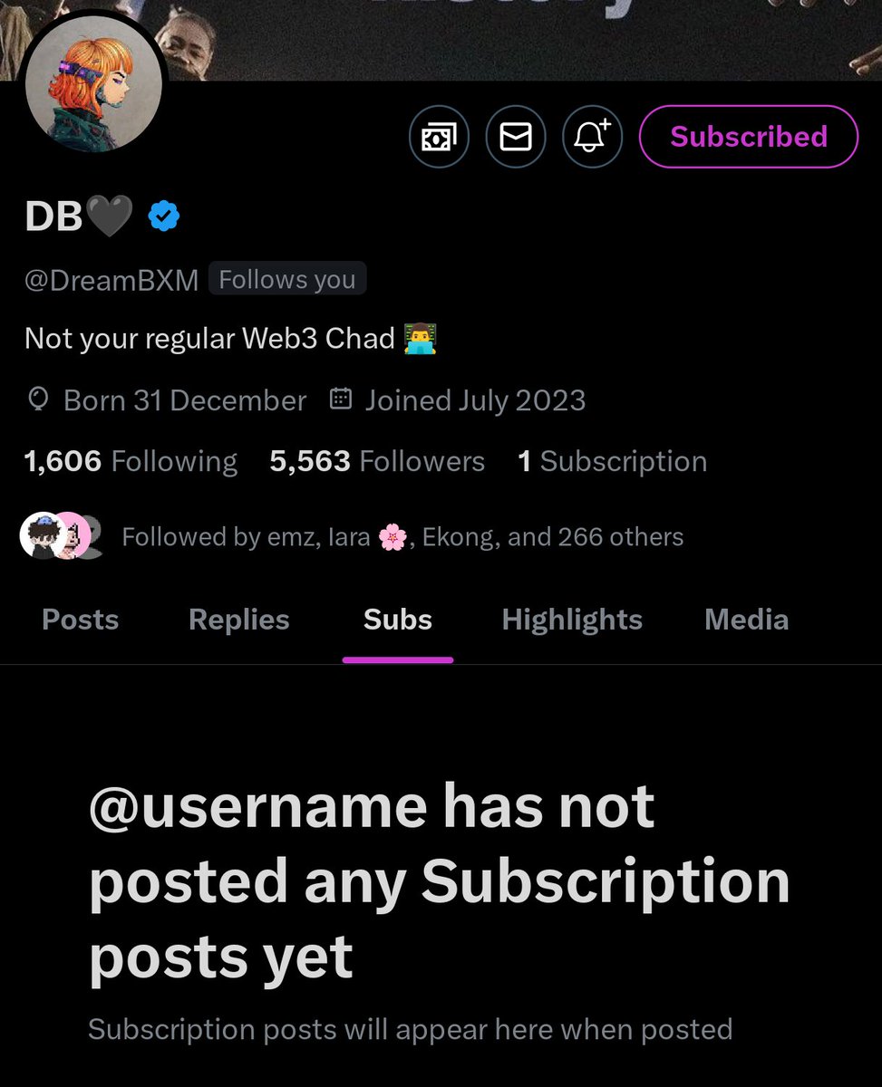 This guy don rug me 💔

No subscriber content, won't recommend.