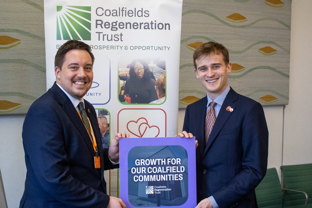 Great to see <a href="/Mather_Keir/">Keir Mather MP</a> at our <a href="/CoalfieldsRegen/">Coalfields Regeneration Trust</a> MP Drop In yesterday.

We're looking forward to working with you for coalfield communities in #Selby &amp; #Kippax