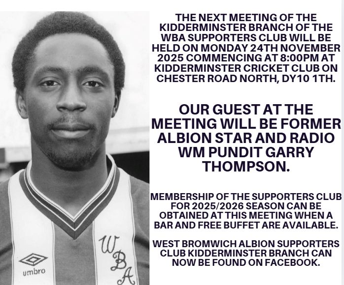 WBA Supporters Club tweet media