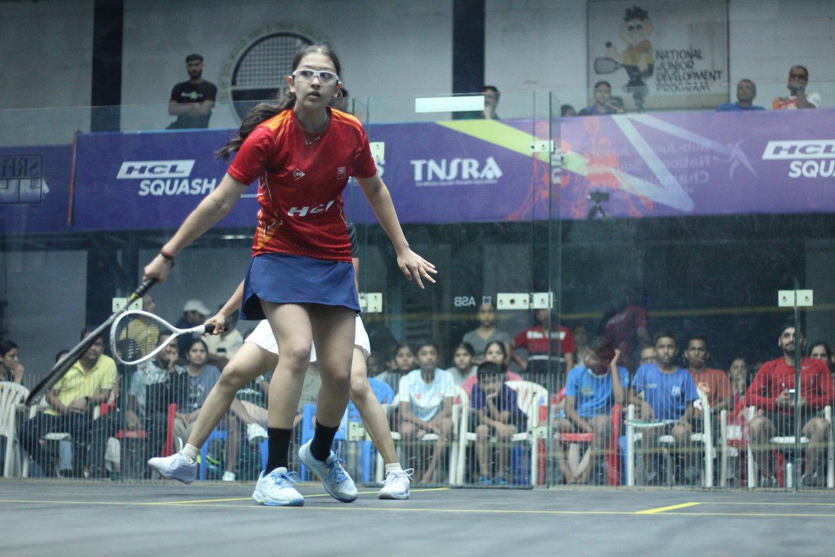 "I feel like it boosted my confidence a lot": 15-year-old Anika Dubey after winning Junior National Squash Championship U-19 title

Read <a href="/ANI/">ANI</a> Story | aninews.in/news/sports/ot… 
#AnikaDubey #JuniorNationalSquashChampionshipU19 #Squash