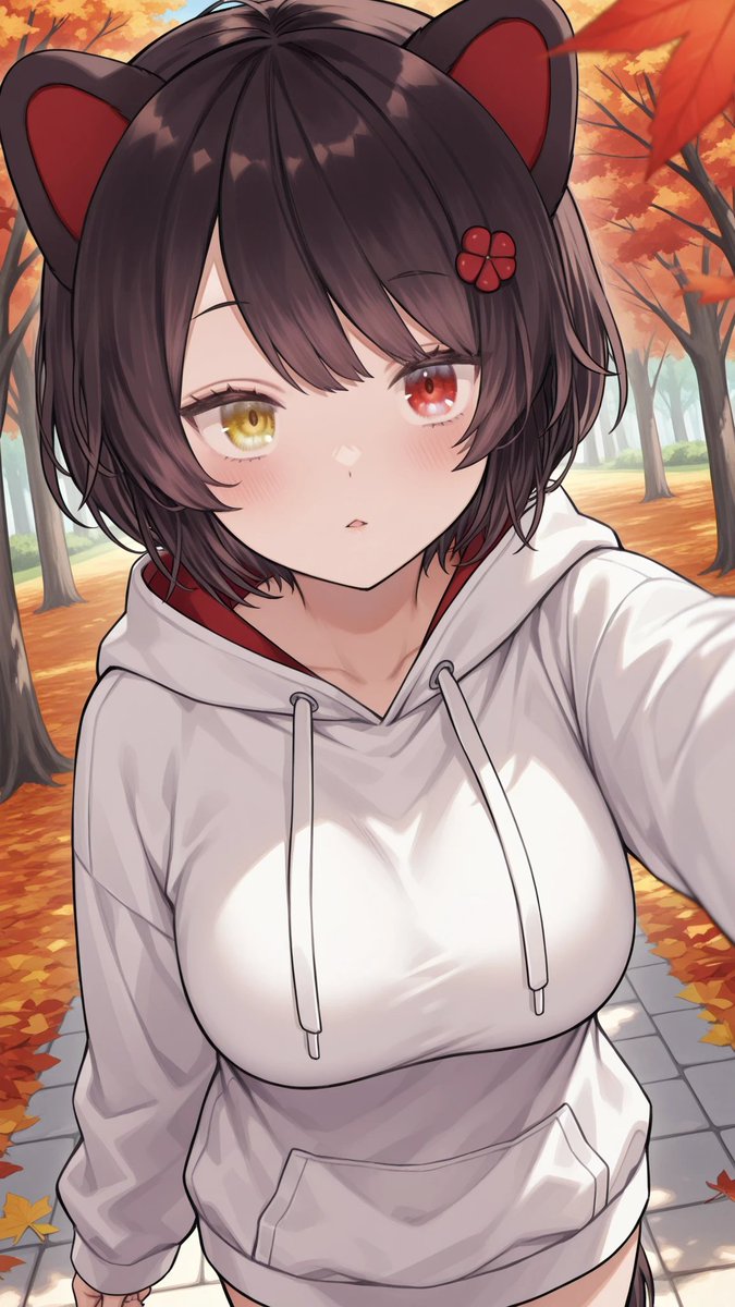 4173hoshi's tweet photo. とこちゃんと秋の公園散歩 https://t.co/OoJckpjyrN
