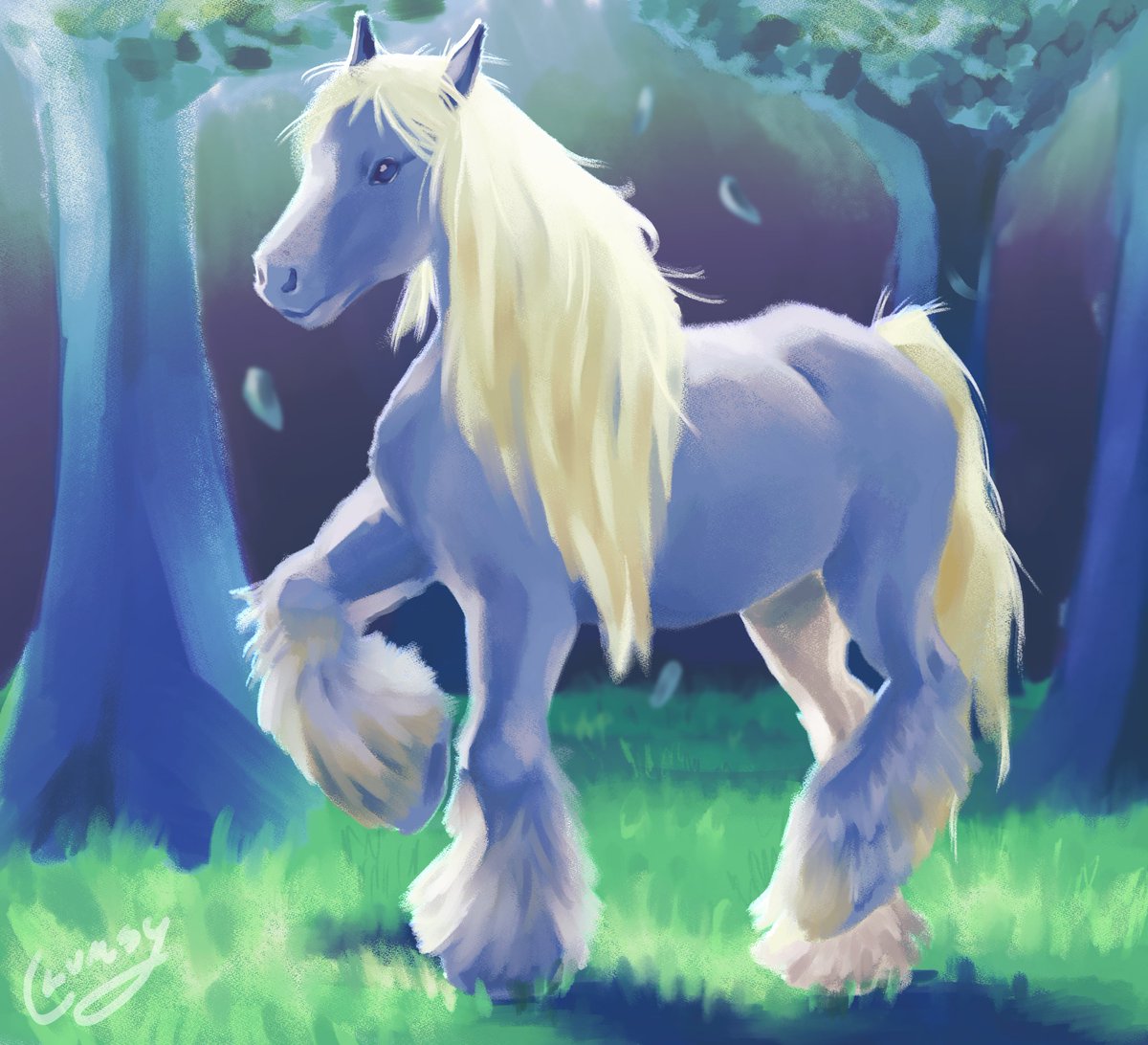 No fanart, just horse. (*￣ー￣)