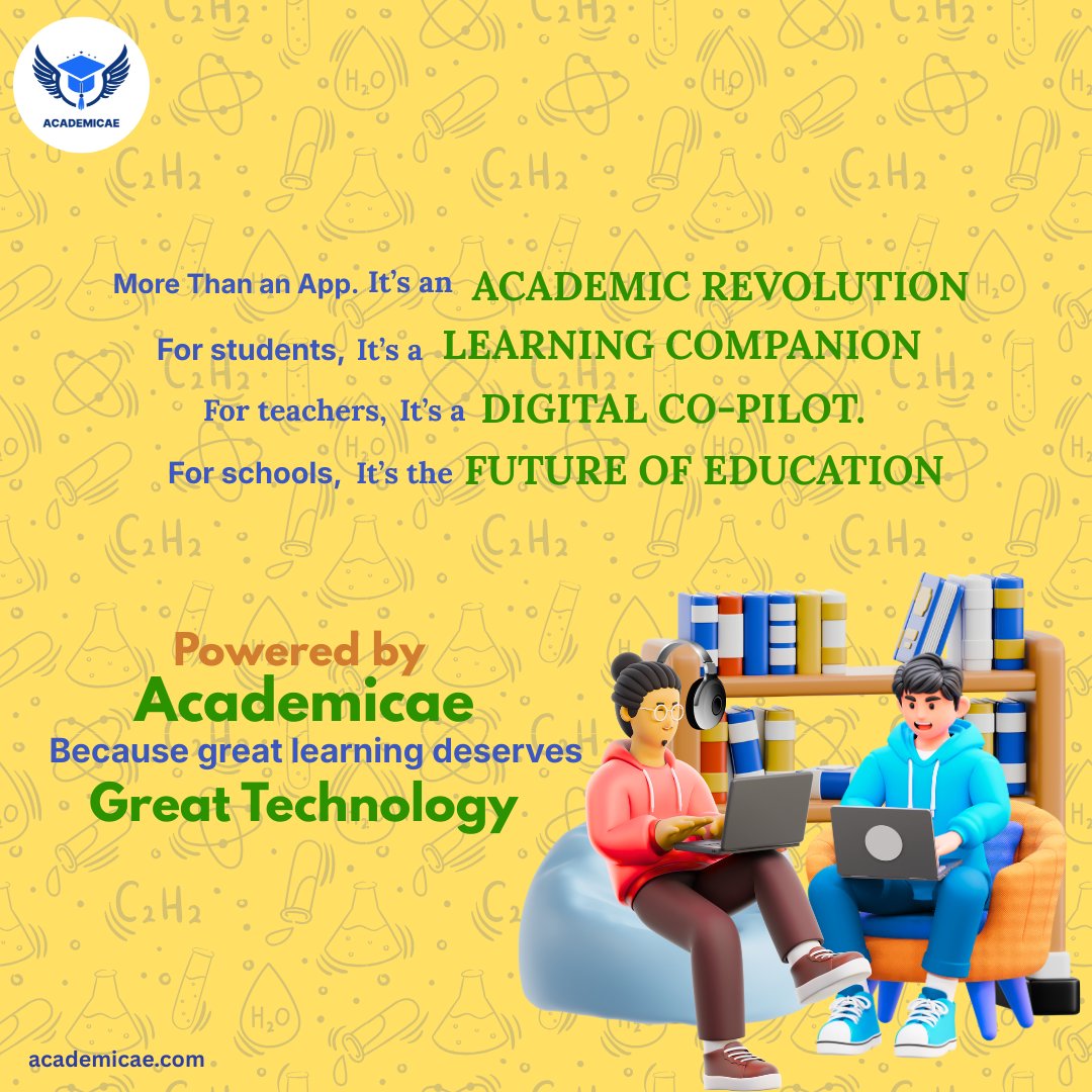 Academicae1's tweet photo. Where technology meets great learning.
Visit Now: https://t.co/4YTvffCxyb
.
.
.
.
.
.
#academicae #educationforall #Education #AIinEducation #easylearning #studentsuccess #exampreparation #studyplan #studyplanner https://t.co/PvdGTMkdXx