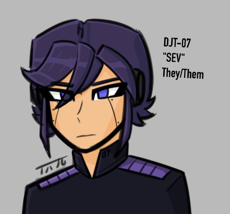 681 - Sev

Alright, I drew Bill yesterday, I might as well draw his onboard artificial assistant.

Who... y'know eventually made themselves a body to inhabit.
Can't blame em, imagine being stuck inside an Iron Man suit your whole life.