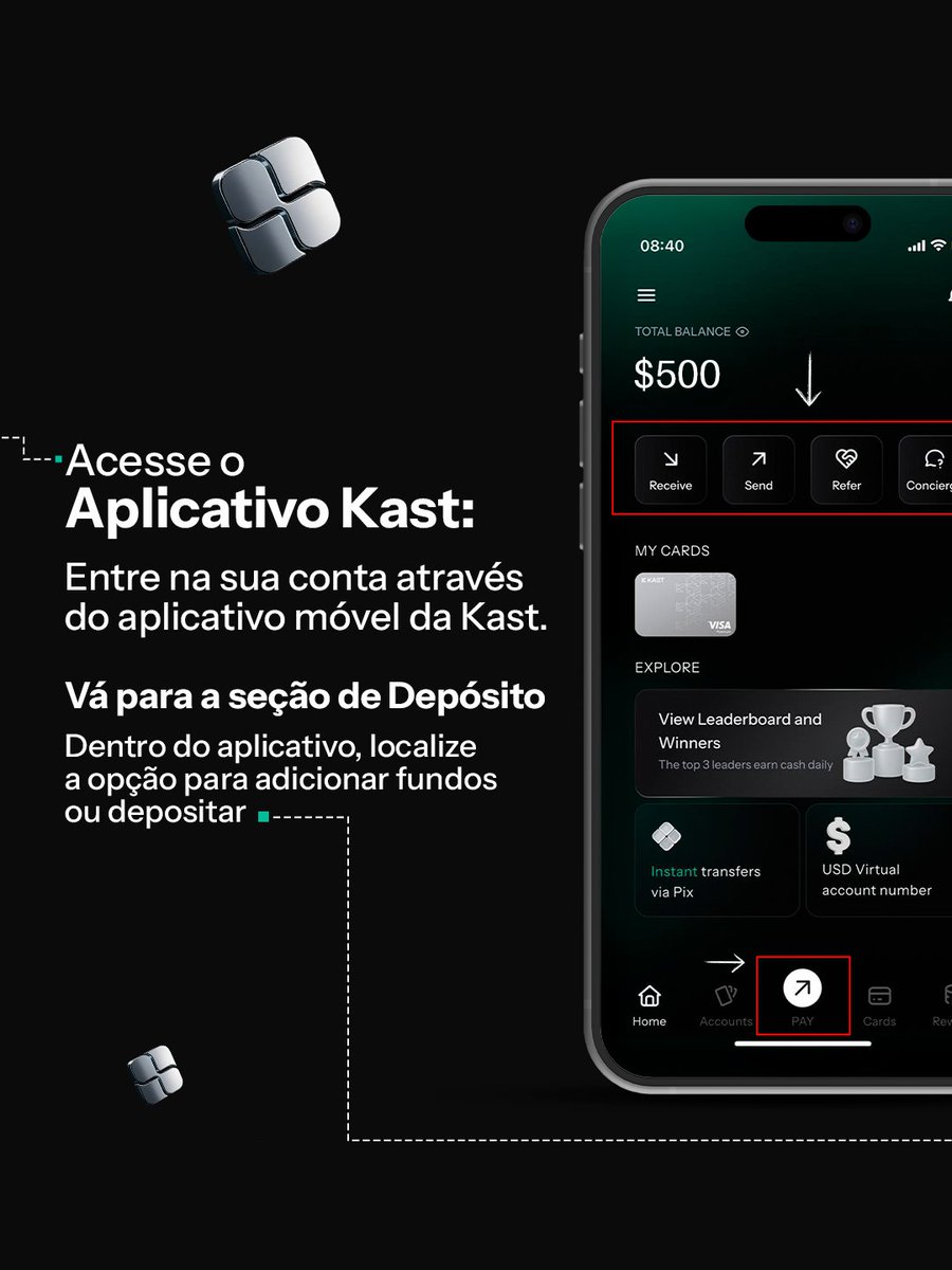 criptonagringa's tweet photo. Aprenda de forma simples como fazer um Pix usando suas stablecoins pela Kast!
Te mostro o passo a passo completo, sem complicação, pra você usar suas stablecoins e enviar Pix na hora. 🚀
@KAST_Fillipe @kastxyz

Descubra como essa função pode facilitar o seu dia a dia!
💳 Peça o seu agora 👉 https://t.co/QYGYmTc0gu