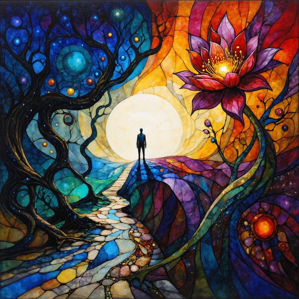 fiddlart's tweet image. 🎨 Prompt Idea Wednesday 🌈

Want to write better AI art prompts?
Here’s what this artwork teaches:

1️⃣ Use emotional contrast — fear vs. hope, dark vs. light.
2️⃣ Describe feelings through symbols, not labels.
3️⃣ Add movement — words like swirling, dissolving, blooming give life.…