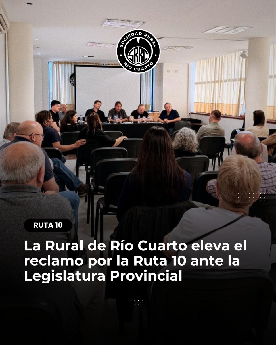 🛣️ La pavimentación del tramo Las Acequias–Adelia María de la Ruta 10 sigue siendo una deuda pendiente con el sur provincial.

👉 Leé la nota completa en: sruralrc.org/2025/11/11/la-…