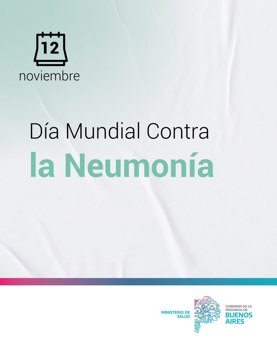La neumonía es una infección respiratoria que afecta los pulmones, causada principalmente por virus y, en menor medida, por bacterias.

💉 La vacuna contra la neumonía forma parte del Calendario de Vacunación de <a href="/BAProvincia/">Gobierno PBA</a> y es segura y gratuita: gba.gob.ar/vacunacion