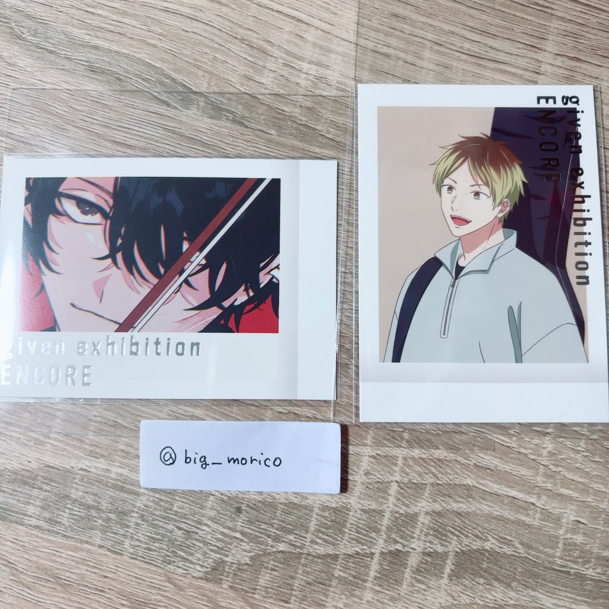 big_morico's tweet photo. 【交換】 ギヴン展 ぱしゃこれ PREMIUM
購入特典

【譲】雨月、柊 (画像1)

【求】あきはる(画像2)

11/13 池袋手渡し、または郵送。
検索からも気軽に引用元へお声掛けください。
よろしくお願いします🙇‍♀️ https://t.co/2LgkfBMCTk