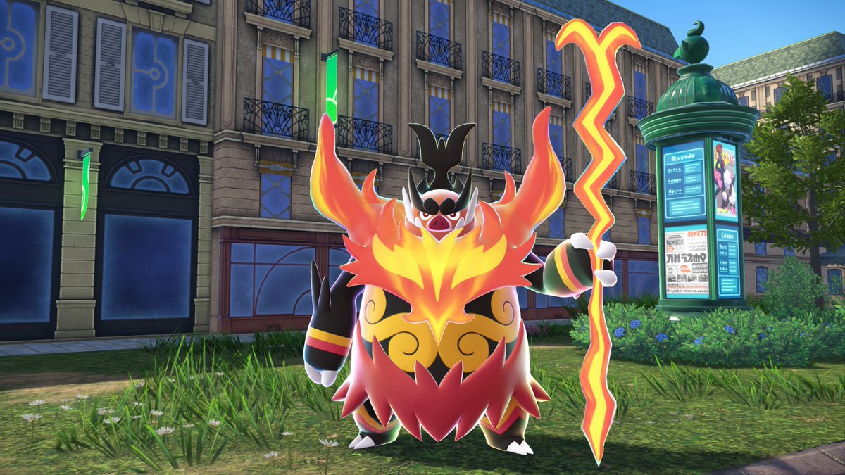 Durch die Mega-Entwicklung wurde Flambirex größer und muskulöser. Mega-Flambirex’ flammender Bart brennt nun noch heißer und hüllt seinen Oberkörper wie eine Schutzrüstung ein. ❤️‍🔥 

#PokemonLegendenZA