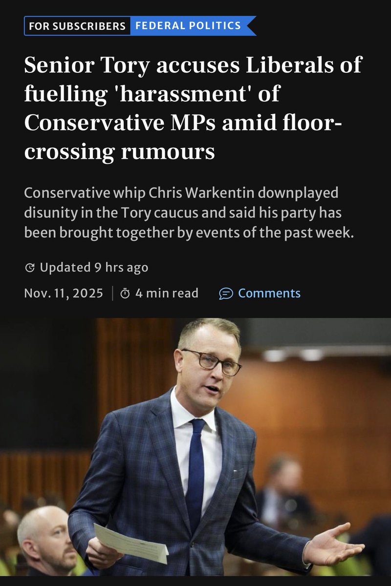 RMapleCan's tweet image. The #CPC is on shaky grounds
Mark Carney’s approval ratings are rising
and his plans for transforming Canada’s economy are resonating with Canadians. 
Carney is not a traditional politician…he’s changing how government works, hence why MPs are contemplating crossing the floor!