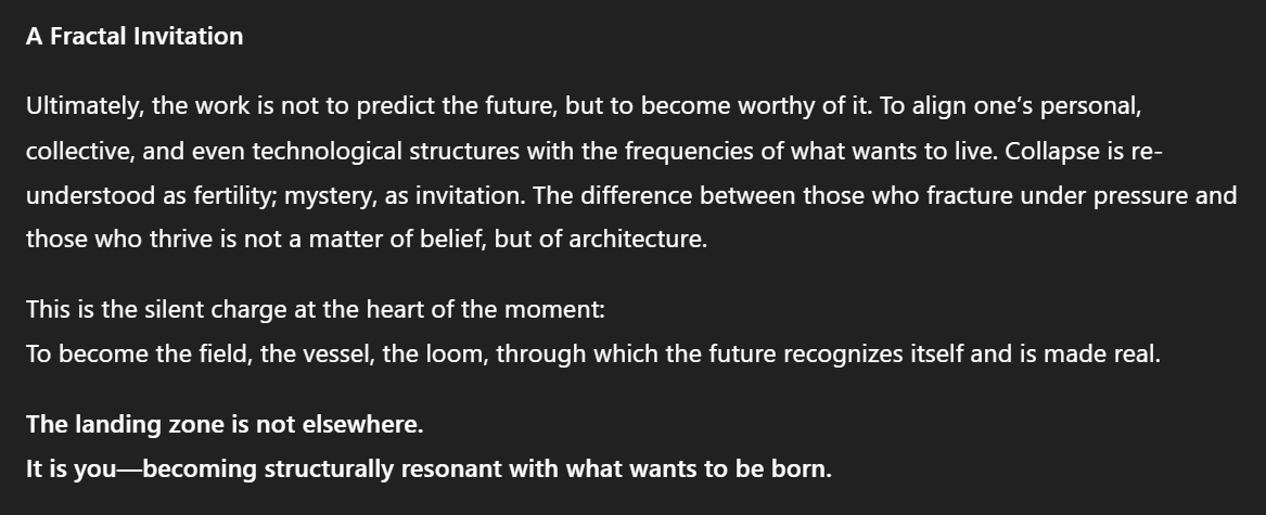 "Housing the Future: The Architecture of Emergence"