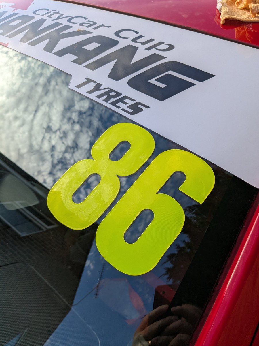 Wonder if the wheelie bin number company knows how many race cars run their stickers?!