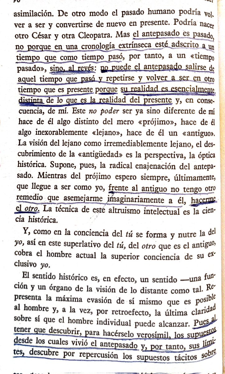 electricalecc's tweet image. Ortega, sobre el sentido de la Historia y –añado yo– la necesidad de la historización de nuestro pensamiento y nuestro mundo.